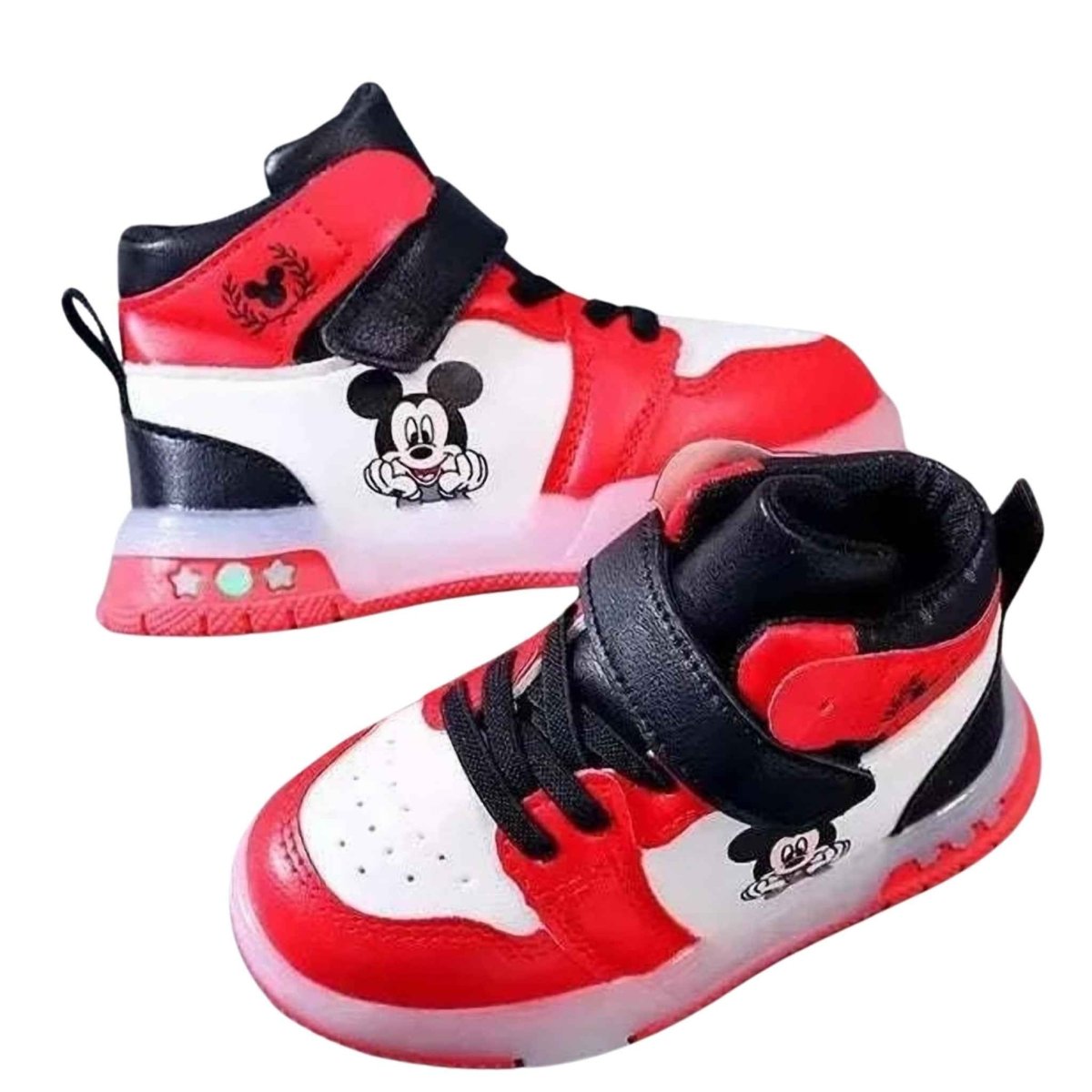 Mickey Mouse LED High - Top Sneakers – Kids | Durable, comfy | Kiddos Kicks Australia