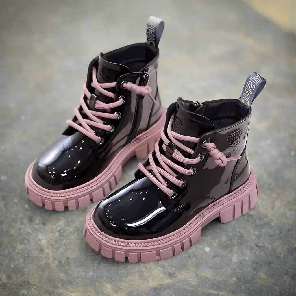 Pink Blossom Boots – Kids | Durable, comfy | Kiddos Kicks Australia