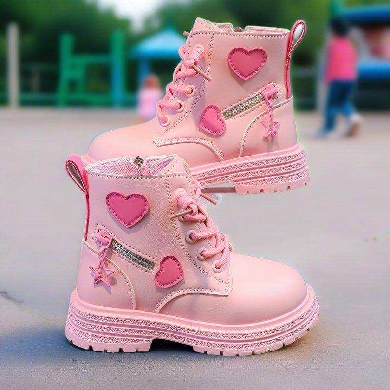 Pink Princess Kids Winter Boots — Waterproof, Warm & Play - Proof - Kids in EU 26 | Boys & Girls Shoes Online Australia | Kiddos Kicks