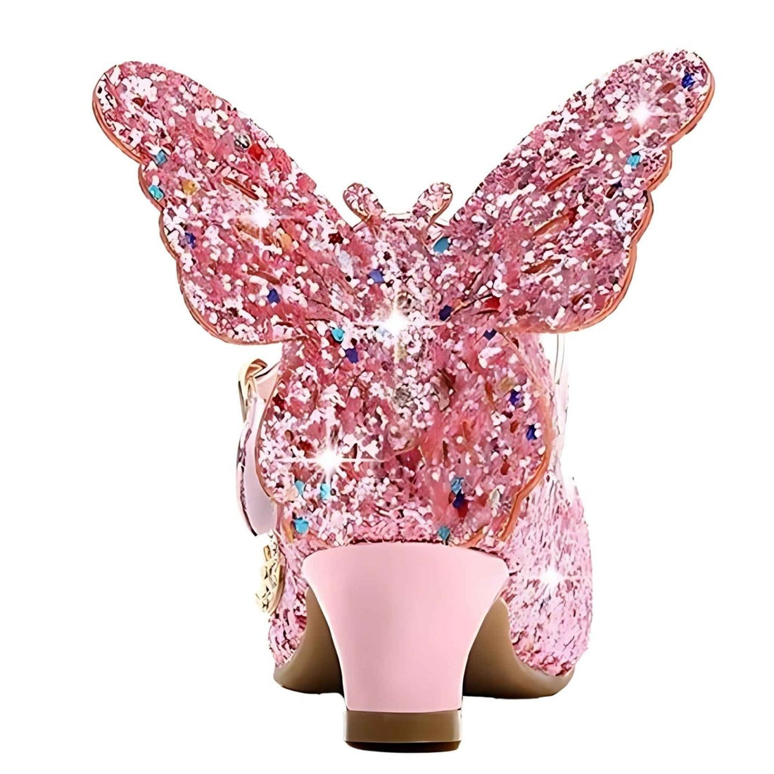 Princess Pink Butterfly Heels - Kiddos Kicks