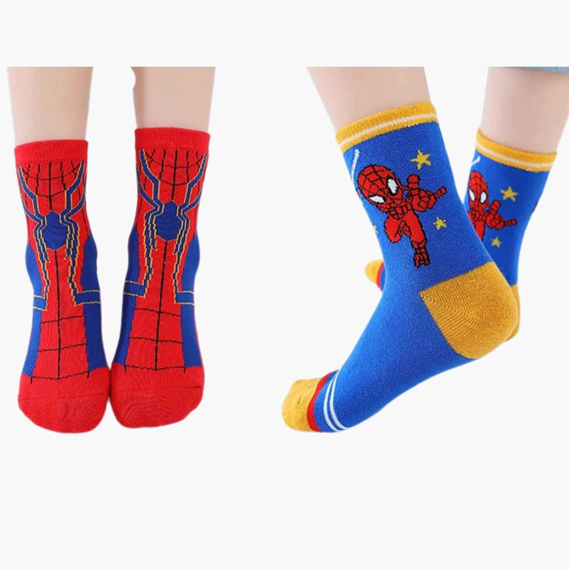 Spiderman 5-Pack Kids' Cotton Socks - Kiddos Kicks