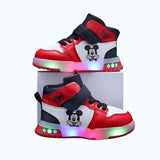 Light-Up Mickey Mouse Sneakers for Play: Mickey LED Sneakers Light Up Play  xml