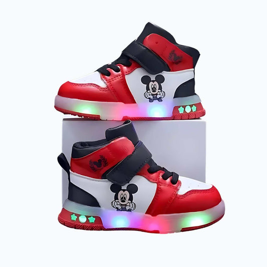 Light-Up Mickey Mouse Sneakers for Play