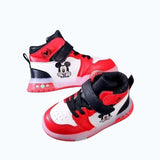 Mickey Mouse LED Sneakers - Front View: Mickey LED Sneakers Front View