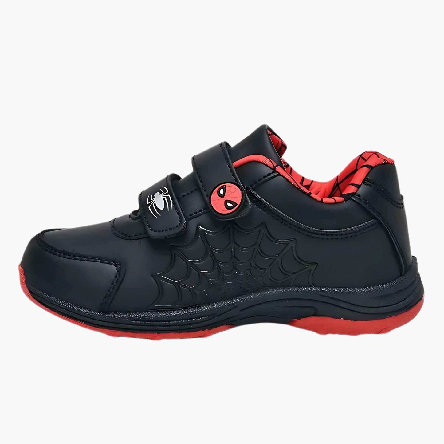 Spiderman Sport Sneakers in black side view