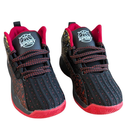 Slam Dunk Pro kids basketball shoes, angled view showing colour and shape