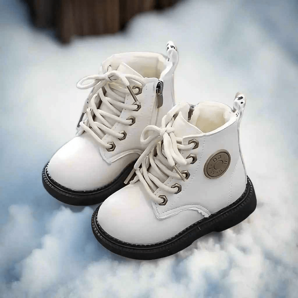 Snowflake Plush Boots - Kiddos Kicks