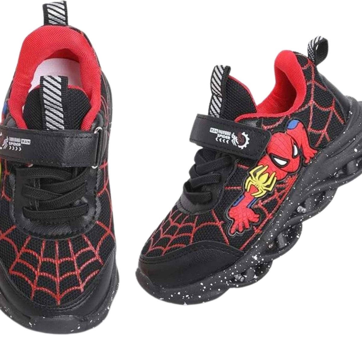 Spiderman LED Sneakers - Durable Light - Up Kids Shoes – Kids | Durable, comfy | Kiddos Kicks Australia