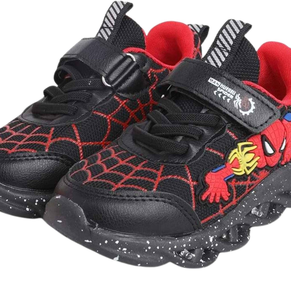 Spiderman LED Sneakers - Durable Light - Up Kids Shoes – Kids | Durable, comfy | Kiddos Kicks Australia