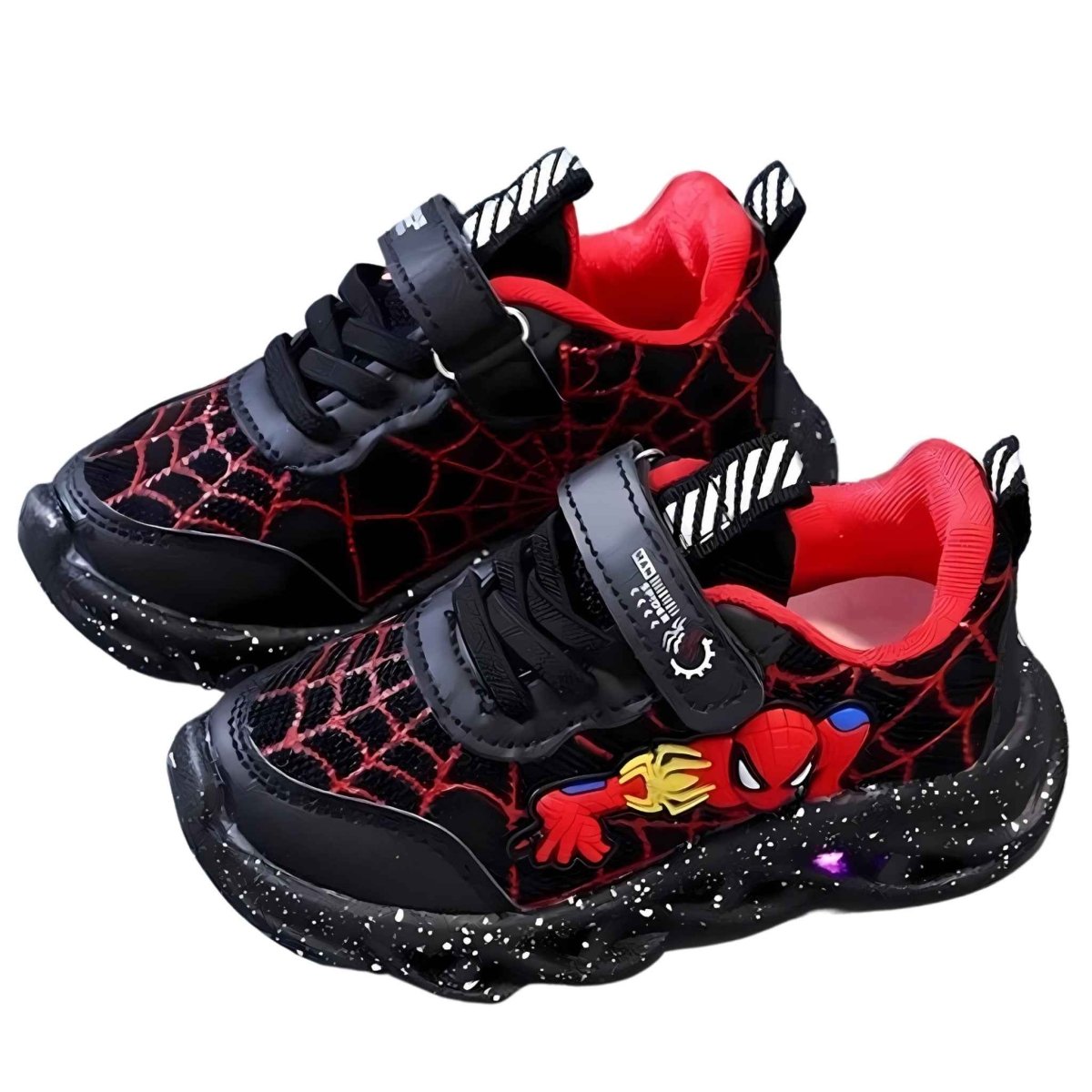Spiderman LED Sneakers - Durable Light - Up Kids Shoes – Kids | Durable, comfy | Kiddos Kicks Australia