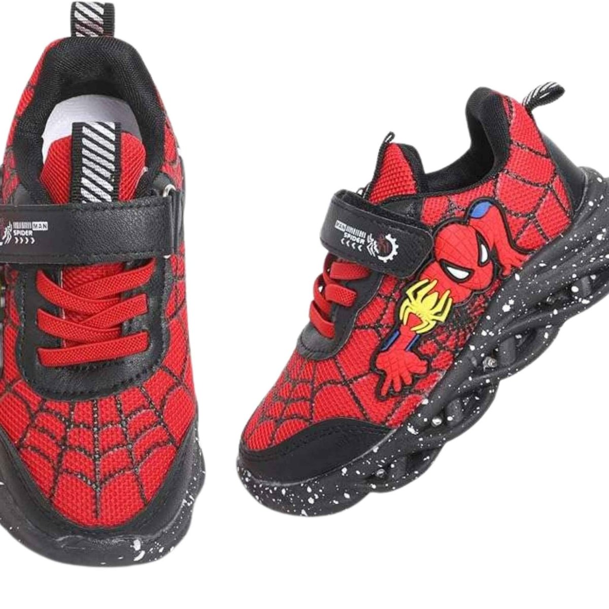 Spiderman LED Sneakers - Durable Light - Up Kids Shoes – Kids | Durable, comfy | Kiddos Kicks Australia