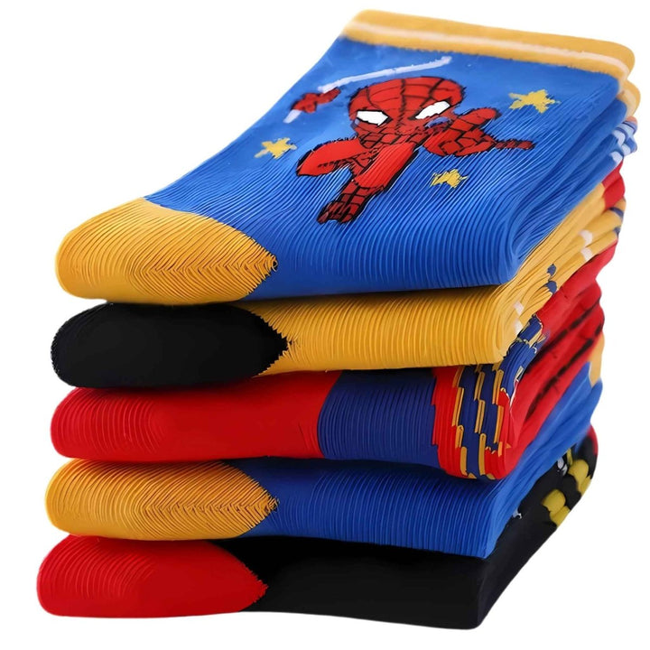 Spiderman Mix 5 Pack Socks - Kiddos Kicks
