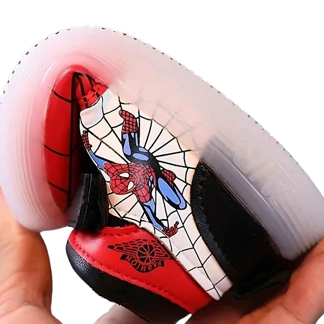 Spidey LED High - top Sneakers - Kiddos Kicks