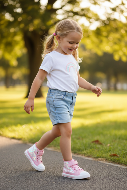 Starlight Kids High-Top Sneakers