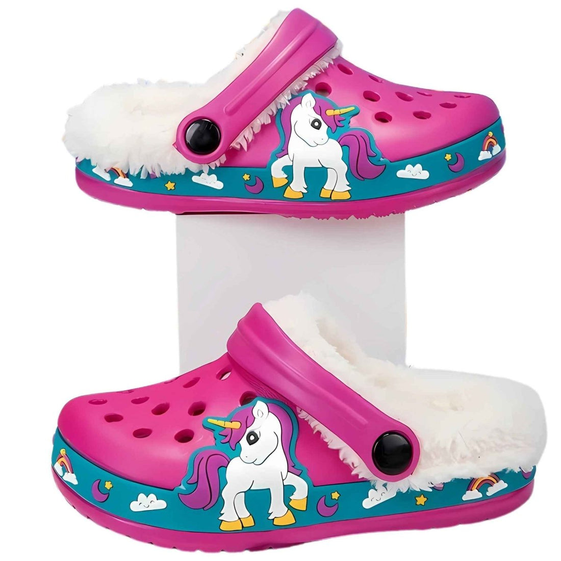 Unicorn Warm Clog Slippers - Kiddos Kicks