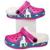 Unicorn Warm Kids Clog Slippers - Kids in 25 | Boys & Girls Shoes Online Australia | Kiddos Kicks