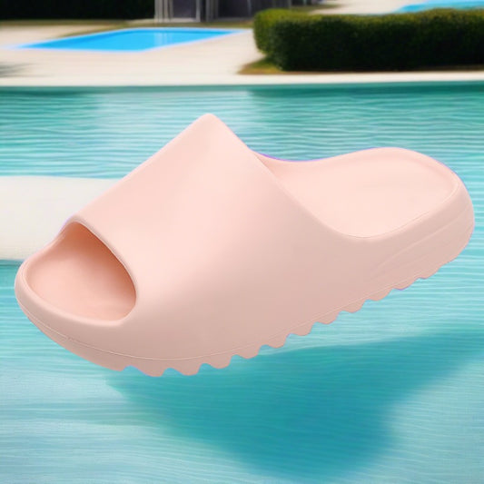 Chic Pink Luxury Slides for Kids